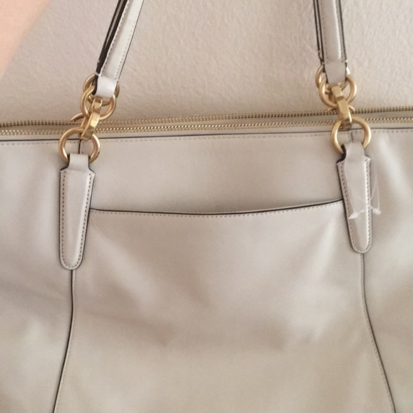 Coach Signature TOTE PM Cream/Gold - Picture 4 of 8